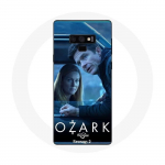 &Uuml;mbris Samsung Galaxy Note 9 Ozarki seeria 4. hooaja plakatile Wendy Byrde ja Marty Byrde