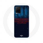 Coque pour Vivo Y21s 2021 / Y21 2021 Stranger Things logo Fond Bleu de la saison 2