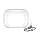 K&otilde;rvaklappide kaitse&uuml;mbris kukkumisvastane p&otilde;rutuskindel l&auml;bipaistev pehme TPU Bluetoothiga &uuml;hilduv k&otilde;rvaklappide &uuml;mbris AirPods Pro 2 jaoks puhas