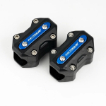 Fits For Honda CB500X CB500F NC750X NC 750X all year Motorcycle Engine Guard Bumper Protector Decorative Block With Laser LOGO NC750X blue black