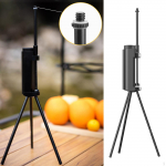 Matkalaterna statiivi varraste riidepuu alumiiniumsulamist kokkupandav lambi rippvalgustihoidja