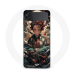 Coque - Samsung - Galaxy Z Flip4 - Demon Slayer - Tanjiro - Souple - Noir