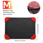 Kiirsulatusalus Sulatusplaat Suur sulatusplaat Mittenakkuva kattega k&uuml;lmutatud toit Liha Kala K&ouml;&ouml;gi vidinad K&ouml;&ouml;git&ouml;&ouml;riist M（1pcs）