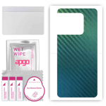 apgo Protective Skin Sticker for the back compatible with OnePlus Ace Pro, Wrap Film, Foil, Vinyl - Pattern Carbon Chameleon CAKA1