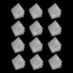 120tk Mens Square White Solid Hankie Hanr&auml;tt Pulmapidu