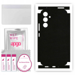 apgo Protective Skin Sticker for the back+sides compatible with Samsung Galaxy A54, Full Wrap Film, Foil, Vinyl - Pattern Matrix