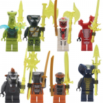 Film Action Skeleton Snake Mini figuurid relvade ehitustellistest klotsidega Modell Lastep&auml;eva kingitus poistele Lapsed Lapsed No Box