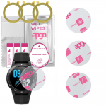 3x apgo Ultra-Clear Hybrid protective glass compatible with Maxcom Fit FW37 Argon, flexible nano glass, great replacement for tempered glass, scratch-