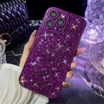 Luksuslik T&auml;ielik katvus Flash puur Glitter teemant K&otilde;va telefoni&uuml;mbris iPhone'ile 14 13 12 11 Pro Max Plus mood Bling Bling Cover for iphone 11