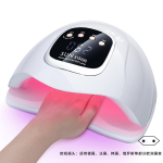 MAX suure v&otilde;imsusega k&uuml;&uuml;nte kuivatamise lamp geelk&uuml;&uuml;nte jaoks 280W 66LEDS geellaki kuivatusmasin automaatse sensoriga UV LED k&uuml;&uuml;nelampiga black