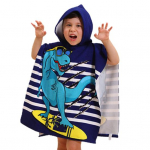 Lastele m&otilde;eldud kapuutsiga r&auml;tik armas multikas hommikumantel, peen muster, v&auml;ga imav, nahas&otilde;bralik kokkupandav v&auml;ikelapse hommikumantel