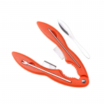 Krabip&auml;hklipurujate komplekt koos libisemiskindla k&auml;epidemega mereandide homaarikahvlite ja avamist&ouml;&ouml;riistaga must