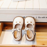 Sweet Kids Mary Jane Tikand Lill Laste Nahk Mitmek&uuml;lgsed Mood T&uuml;drukute Printsessi &Uuml;ksikud kingad 21 beež