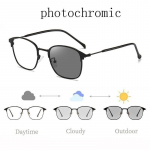 Anti-sinise valguse fotokroomsed polariseeritud p&auml;ikeseprillid, meeste ruudukujulised kameeleon-p&auml;ikeseprillid, naiste, meeste v&auml;rvi, s&otilde;iduprillid photochromic must