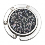 Libisemiskindel tagaosa, l&auml;bim&otilde;&otilde;t 4,5 cm, ilus peen lauakaunistusega kott konksuga k&auml;ekotihoidja 5