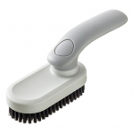 Kokkupandav pesupesuhari ergonoomilise k&auml;epidemega, p&ouml;&ouml;rlev pehme harjaga, k&ouml;&ouml;gi k&uuml;&uuml;rimishari, mitmek&uuml;lgne puhastusvahend hall