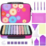 DIY teemantmaalimise 60 piluga teemantmaalimise tarvikute komplekt teemantkunsti rhinestone'i ehete helmeste organiseerimiseks ja hoidmiseks