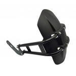 Mootorratta tagumise poritiiva kaitse CNC alumiiniumsulamist reguleeritav tagaratta katte porikaitse lisatarvikute jaoks must