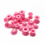 30 tk/komplekt Soft Rubber Magic juuksehooldusrullid Silikoonist juuksekoolutaja ilma kuumuseta ilma klambrita juuste lokkimise t&ouml;&ouml;riist isetegemise jaoks 30PCS roosa