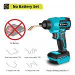 Newbeny 500 ℃ plastist keevitusp&uuml;stol, kiire soojendus, taaslaetav t&otilde;hus auto kaitseraua pragude plastikust pragude parandamise komplekt Makita 18 V aku jaoks Without Battery