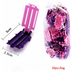 20 tk Korduvkasutatav Permi Juukseklamber Corn Juuksed Curl Rod Wave Juuksed kohevad klambrid Juuksuri meisterdamine lokirullid Stiilit&ouml;&ouml;riistad Formers Paindlik