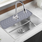 Valamu segisti imav matt Tpr pritsmekaitse segisti padi pritsmep&uuml;&uuml;dja ​​vannituba k&ouml;&ouml;k t&ouml;&ouml;pinna kaitse t&ouml;&ouml;riistad hall v&auml;rv