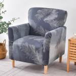 Banketi tugitooli katted Prinditud venivad diivanikatted elutuppa libisemisvastased pehmed katted, lapsed lemmikloomad, m&ouml;&ouml;blikaitse