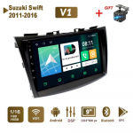 Androidi autoraadio stereo Suzuki Swift 2011-2016 GPS-navigatsioonile 2DIN 4 tuumaga multimeediumipleier Carplay Autoradio 4+64GB 1+16GB