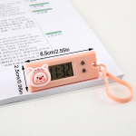 Kaasaskantav vaikne digitaalne elektrooniline kell &otilde;pilaste eksamite &otilde;ppekogu jaoks, mini taskukell, roheline taustvalgustusega LCD-ekraan roheline