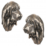 Basset Hound - Dog statue, hanging bust, unique decoration for dog lover by Art-Dog brand