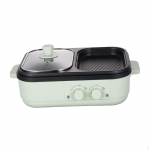 Shabu pott ja elektriline kuumapott, v&auml;ike 2-&uuml;hes, multifunktsionaalne toiduvalmistamine aias telkimiseks