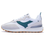 Li Ning Fangyuan Klassikalised S&uuml;nteetilisest Nahast Vastupidavad Hingavad Madala S&auml;&auml;rega Spordi Vabaaja Jalatsid Meeste tossud Valge Hall Roheline AGCT047-1 43