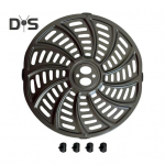 6QT &Otilde;hkfrit&uuml;&uuml;ri kr&otilde;binaalus Mittekleepuva &otilde;hufrit&uuml;&uuml;ri grillpann Crisper plaadialuse resti riiulirest Gourmia GAF698/GAF686 &otilde;hufrit&uuml;&uuml;ridele must