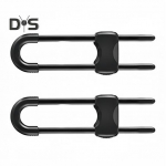 2 tk l&uuml;kandustega kapi lukud beebikindel reguleeritavad U-kujulised turvariivid Lihtne paigaldada korduvkasutatavad turvalukud sahtlitele k&uuml;lmkapp 2pcs valge