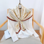 90CM Neli Aastaaega Ruudukujuline Suur Ruudukujuline Sall Luksuslik Dekoratiivne S&auml;rk Professionaalne Peapael Juuksepael P&auml;ikesekaitse Peapael 90*90cm