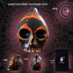 Jube pealuu vile &ndash; &otilde;udne Ocarina Halloweeni naljade jaoks ja uudne m&auml;nguasi kummituslike helide jaoks must/oranž