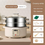 Elektriline auruti hautamine ja keetmine Integreeritud elektriauruti aurukast majapidamises kasutatav v&auml;ike kolmekihiline multifunktsionaalne suure mahutavusega mitmekihiline Electric Steamer