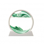 V&auml;rviline kiirliiva kaunistus Moving Sand Art Liquid Motion Sherem Art Liiv Ripple 3D Liivamaali T&ouml;&ouml;laua ornament elutoa kontorisse S roosa