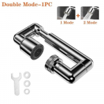 1 tk uus t&auml;iendatud 1440 &deg; segisti pikendus, teleskoop, universaalne mehaaniline k&auml;sivarre kraan, aeraatori segisti tarvik Double Mode