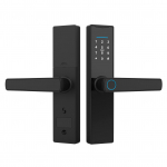 WiFi Smart Lock v&otilde;tmeta sissep&auml;&auml;su ukselukk TY APP/S&otilde;rmej&auml;lg/Parool/kaart/mehaaniline v&otilde;ti 5 Luku avamine must