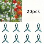 20 tk Ohutusplastist Taimeklipsid, Taime Tugiklambrid, Taimeklipsid Ronitaimedele, Peen N&ouml;&ouml;rv&otilde;rk, Aia Klambrid Viinapuu Hoidmiseks 20pcs roheline