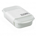 350/700/800 ml kaanega toidukonteiner BPA-vaba toidukvaliteediga, v&auml;rskelt s&auml;iliv k&uuml;lmik Toidu s&auml;ilitamine Bento Box igap&auml;evane eluiga 350ml valge