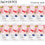 10 tk/partii Kaubam&auml;rk Niatsiinamiid Sleeping Mask Shrink Pore Mask Niisutav &Uuml;hekordne mask Nahahooldus Paranda karedust Brighten 10pcs