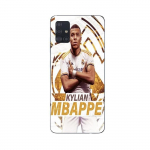 Coque Maniacase pour Samsung Galaxy A71 Kylian Mbappe Real Madrid wallpaper celebration