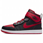 Air Jordan 1 High FlyEase Bred Meeste Tossud Must Valge Tulepunane CQ3835-060 43