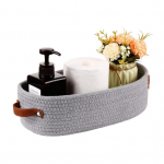 V&auml;ike k&auml;epidemega hoiukorv V&auml;ike kootud korv Lemmikloomad Dekoratiivne riiul Korraldaja Kodukontor Mini khaki