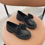Moodsad naiste Lefu kingad 2024 Suvi Uued V&auml;litingimustes Paks Tald Libisemisvastane Vibu Naiste Elegantsus Briti Stiil &Uuml;hed Kingad Slip-on 35