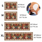 K&ouml;&ouml;k P&otilde;randamatt Elutuba Pikk pehme vaip Vannitoa Sissep&auml;&auml;s Uksematt Libisemiskindlad vaibad Mitmes suuruses magamistoa kaunistusmatid 40x 60cm