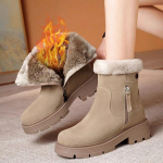 Paksud pehmed lumesaapad Naiste kunstseemisnahast libisemiskindlad talvesaapad naistele soojas puuvillased polsterdatud kingad platvorm pahkluu papud 40 parkkoor