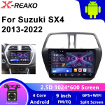 2 Din Android 13 Autoraadio DVD GPS Multimeedia Video M&auml;ngija WiFi Kaamera DSP Carplay Suzuki SX4 S Cross 2013 - 2022 jaoks 4 core 1GB+32GB carplay